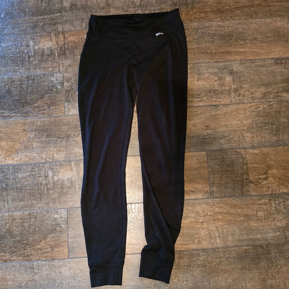 Patagonia Women's Capilene 2 Polartec Black Baselayer Thermal Leggings Size M